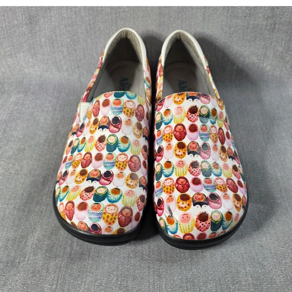 Alegria Clogs Womens US 10.5 EU 41 Multicolor Fresh Baked Babies Labor Leather